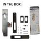 'QuickDraw&trade;'  SWING BOLT  *28mm* (Hook Bolt) Mortice Lock *Matte Black*