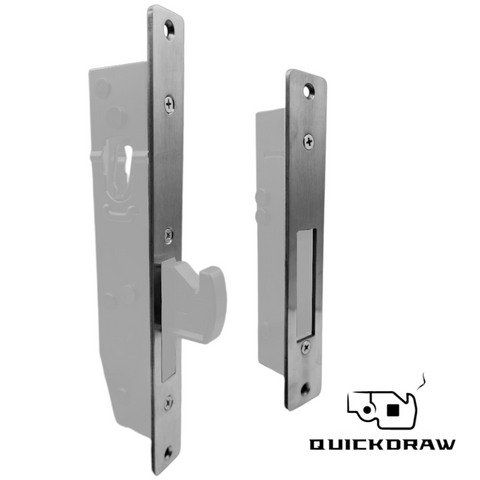 'QuickDraw&trade;' TIMBER KIT (590ML-QD-28HKB) for Timber Doors *Stainless Steel*