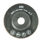'200 Grit' Diamond Coated FAN (Flapper) SANDING DISC - Pkt of 2