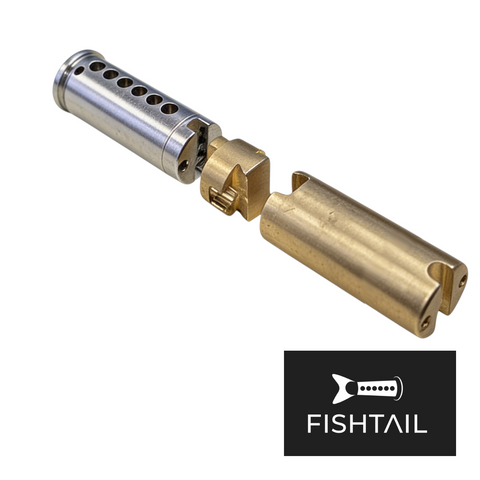'FishTail' BARREL EXTENSION (570) &ndash; suits 74mm Oval Cylinder Housing