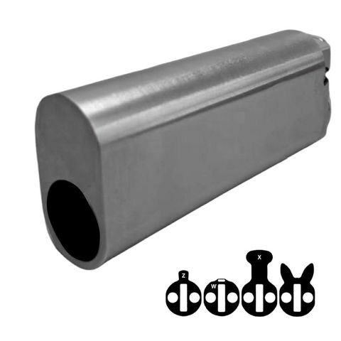 570 OVAL CYL. *EXTENDED* 74mm (ALB) *Satin Chrome*