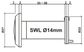 'SuperViewer' 200&deg; DOOR VIEWER *Fire Rated* - 35-60mm Door (CHROME)