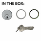 LOCK CYLINDER (8466) KAWNEER (KD) *Satin Chrome*