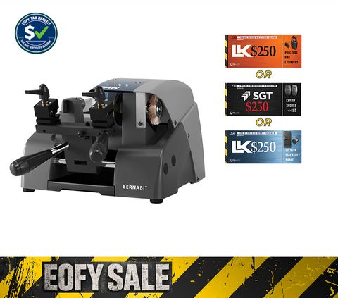 'BERNA' Bit Key DUPLICATOR - Semi-Automatic  EOFY '26 (Valid till 30 JUNE 2026)