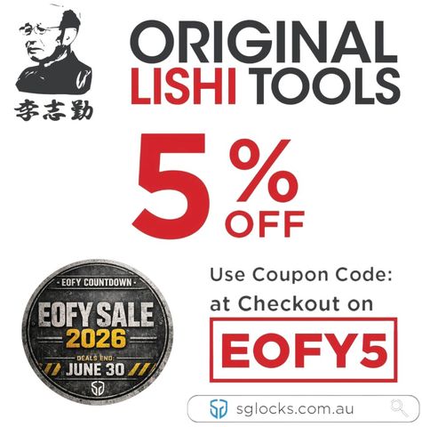 ' ORIGINAL LISHI' - 5% discount on all LISHI Items (Valid till 30 JUNE 2026)