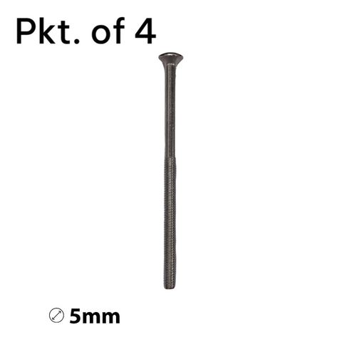 Spare FURNITURE SCREWS - Suits Wide Plate Furniture (PKT of 4)