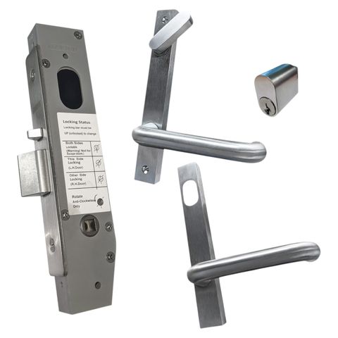 23mm Mortice Lock KIT5 (DISABILITY) - Inc. Lock, Furniture & Cylinder