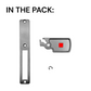 'QuickDraw&trade;' BOLT SWAP KIT - Inc. 36mm (Long) BOLT  +  S/Steel FACE PLATE