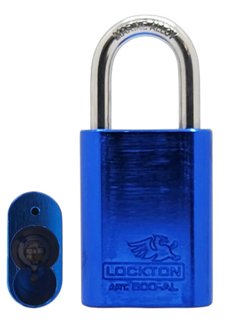 500 Series'  40mm (ALC) PADLOCK 'AL13&trade;' *BLUE* - S/STEEL SHKL.