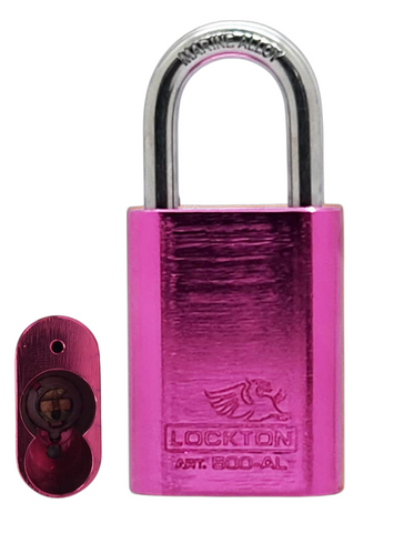 500 Series'  40mm (ALC) PADLOCK 'AL13&trade;' *PINK* - S/STEEL SHKL.