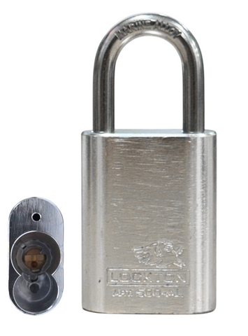 500 Series'  40mm (ALC) PADLOCK 'AL13&trade;' *SILVER* - S/STEEL SHKL.