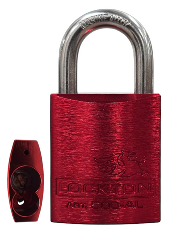 500 Series'  45mm (ALC) PADLOCK 'AL13&trade;' *RED* - S/STEEL SHKL.