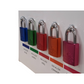 'Commercial' DISPLAY BOARD - AL13 COLOURED PADLOCKS (45mm) - Graphic Product Info & Related Display Stock