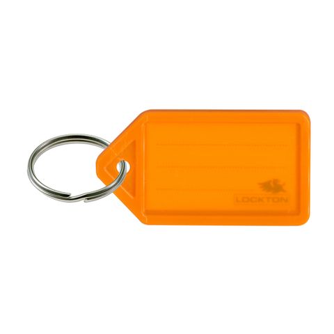 KEY TAGS (FLURO RANGE) *Orange Clown-Fish* - Pkt of 20