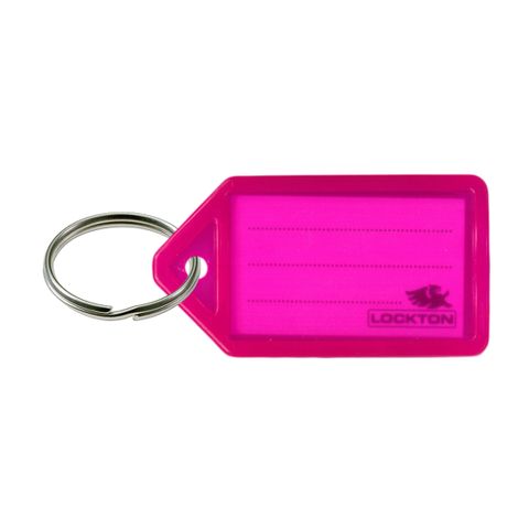 KEY TAGS (FLURO RANGE) *Pink Glo* - Pkt of 20