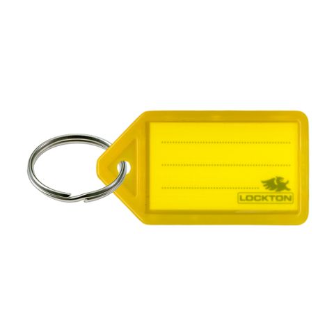 KEY TAGS (FLURO RANGE) *Safety Yellow* - Pkt of 20