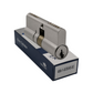 'EUROSPAN-6&trade;' CYLINDER *OFFSET* (35mm/45mm) DBL EURO FIXED 6-Pin *Satin Chrome* (KD)