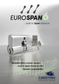 'EUROSPAN-6' CYLINDER *EXTENDED* (90mm) DBL EURO FIXED 6-Pin *Satin Chrome* (KA)