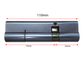 'EUROSPAN-6' CYLINDER *OFFSET* (35mm/75mm) DBL EURO FIXED 6-Pin *Satin Chrome* (ALB)