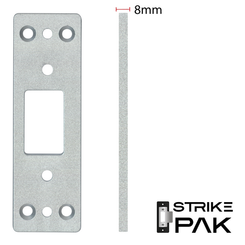 'StrikePak' PE8 EXTRA PACKER (8mm Thick)  *Silver*