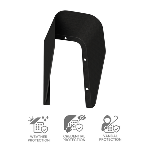 'E-Series' COVER (Weather, Vandal, Credential) - Suites CADELL52 - Black