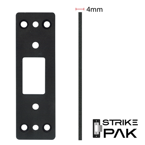 'StrikePak' PE4 EXTRA PACKER (4mm Thick)  *Black*