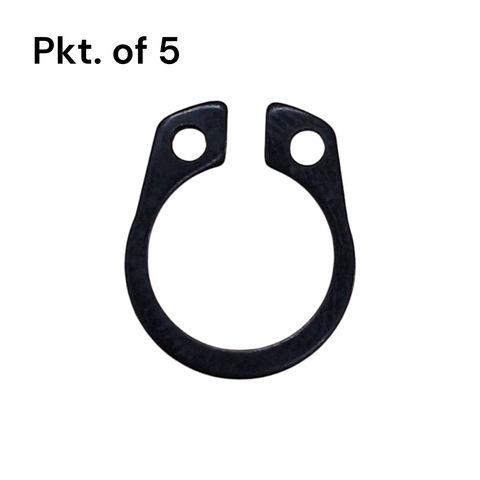'E-Series' Spare CIRCLIPS *for Back Plate/Clutch*  (Pkt of 5)  - Suits CADELL52 Electronic Locks