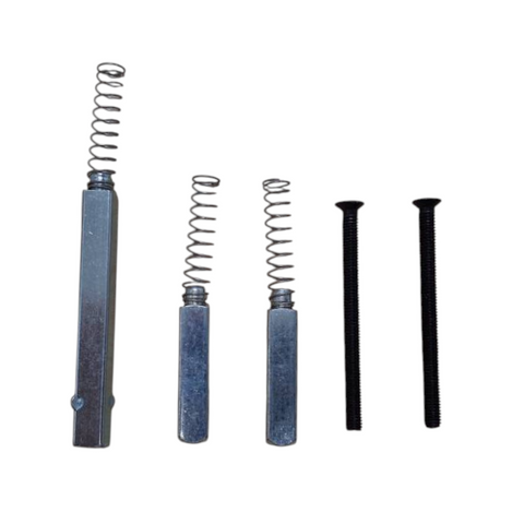 'E-Series' Spare SPINDLE + SCREW PACK - Suits CADELL52 Electronic Locks (50-60mm Door Thickness) *Black*