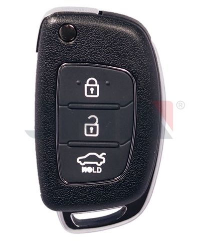 KEY SHELL - 3 Btn + FLIP Blade - Suits HYUNDAI/KIA (Like: HYN14R) - P2