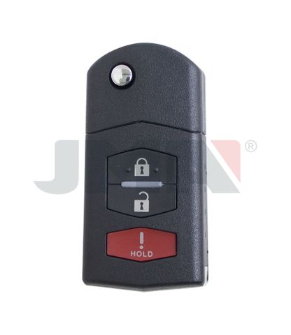 KEY SHELL - 3 Btn + FLIP Blade - Suits MAZDA (Like: MAZ24R) - P3
