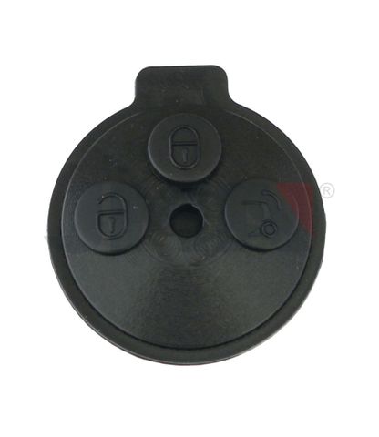 KEY SHELL - 3 Button (Repl. Insert) *Black*  - Suits SMART CAR - 01