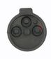 KEY SHELL - 3 Button (Repl. Insert) *Black*  - Suits SMART CAR - 01