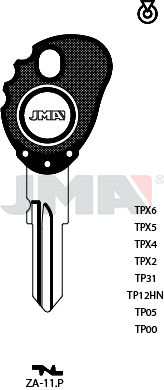 Transponder KEY - HONDA/YAMAHA - Bike (Like: ZD24R)