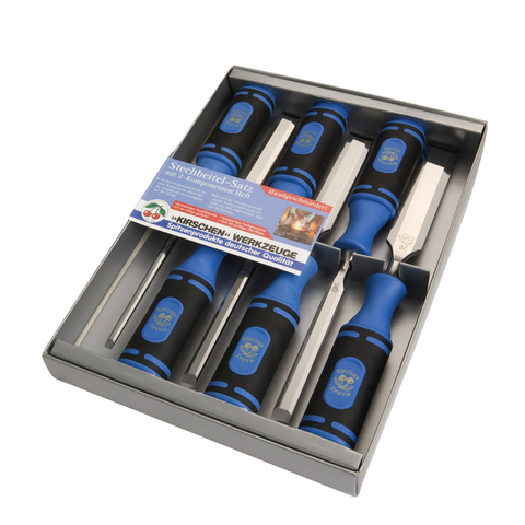 Bevel-Edge CHISEL 6-PCE SET (1008) - Display Packed