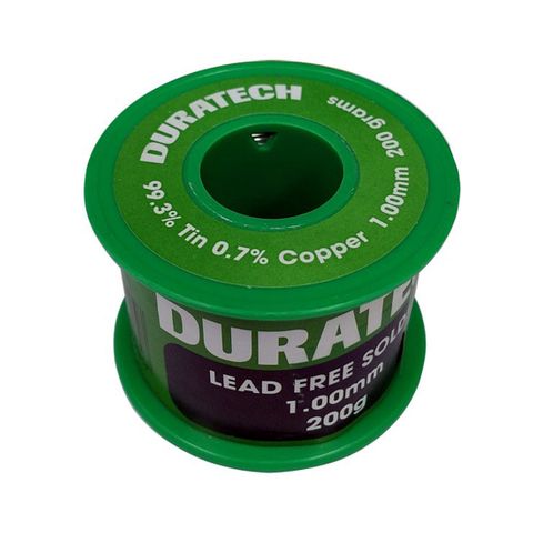 1mm Dia. Lead Free SOLDER - 200g Roll