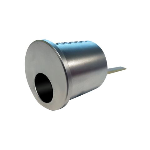 LOCK CYLINDER (201) ROUND (ALB) *Satin Chrome*