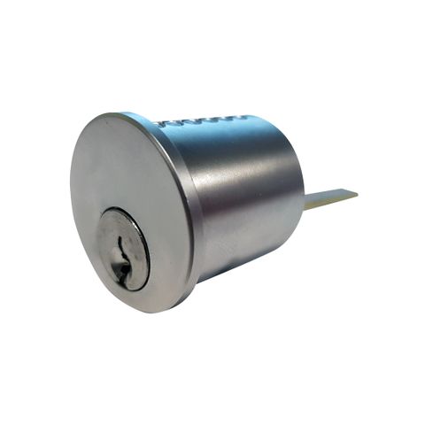 LOCK CYLINDER (201) ROUND (KA) *Satin Chrome*