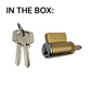 LOCK CYLINDER - PD CYL - TE2 Keyway (KA)