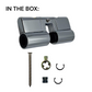 LOCK CYLINDER - (9555-1) DBL EURO FIXED 6-Pin (ALB)