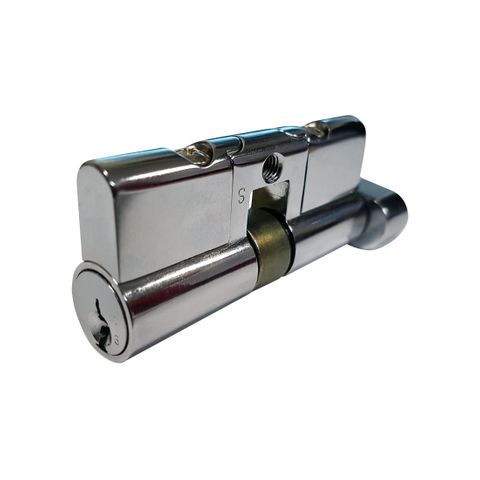 LOCK CYLINDER - (9555-2) SINGLE EURO FIXED 6-Pin (KD)