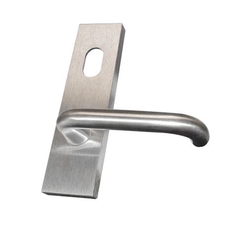 'Square End' - EXT PLATE - CYL HOLE & LEVER