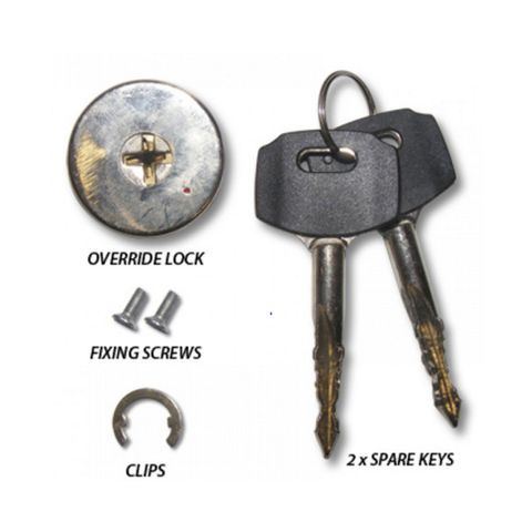 'PointSafe' Spare OVERRIDE LOCK - with 2 x Override Keys