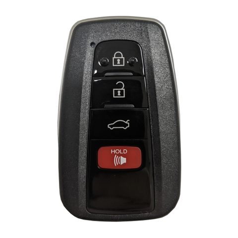 KEY SHELL - Smart Key - Suits TOYOTA - 3-Btn+Panic - BLACK