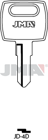 Domestic KEY - JOHN DEERE  (Like: F1098JD)