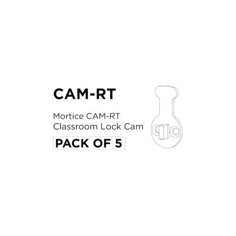 Mortice CAM-RT = Classroom Lock Cam (PKT of 5) - For Use With Adaptor JR or JL