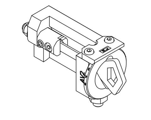 Optional AV2 'ABLOY' ADAPTOR for 'MULTICODE'