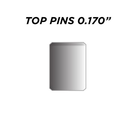 TOP PIN *SILVER* (0.170") - Pkt of 144