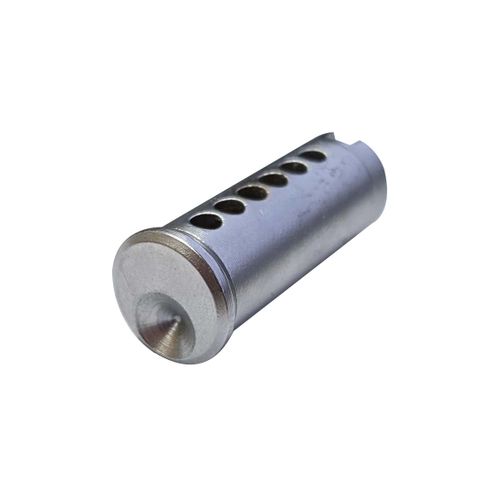 Spare BLANK BARREL - Suite Oval Cylinder - 'No Key Broaching' *Satin Chrome*