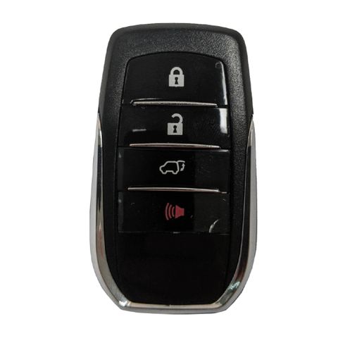 KEY SHELL -  Smart Key - Suits TOYOTA -A- (SUV) 3-Btn+Panic - BLACK