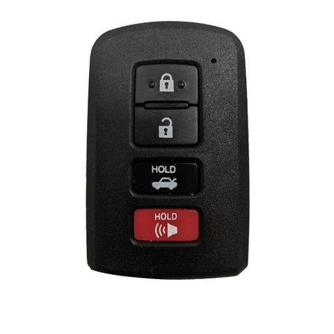 KEY SHELL - Smart Key - Suits TOYOTA -B- 3-Btn+Panic - BLACK